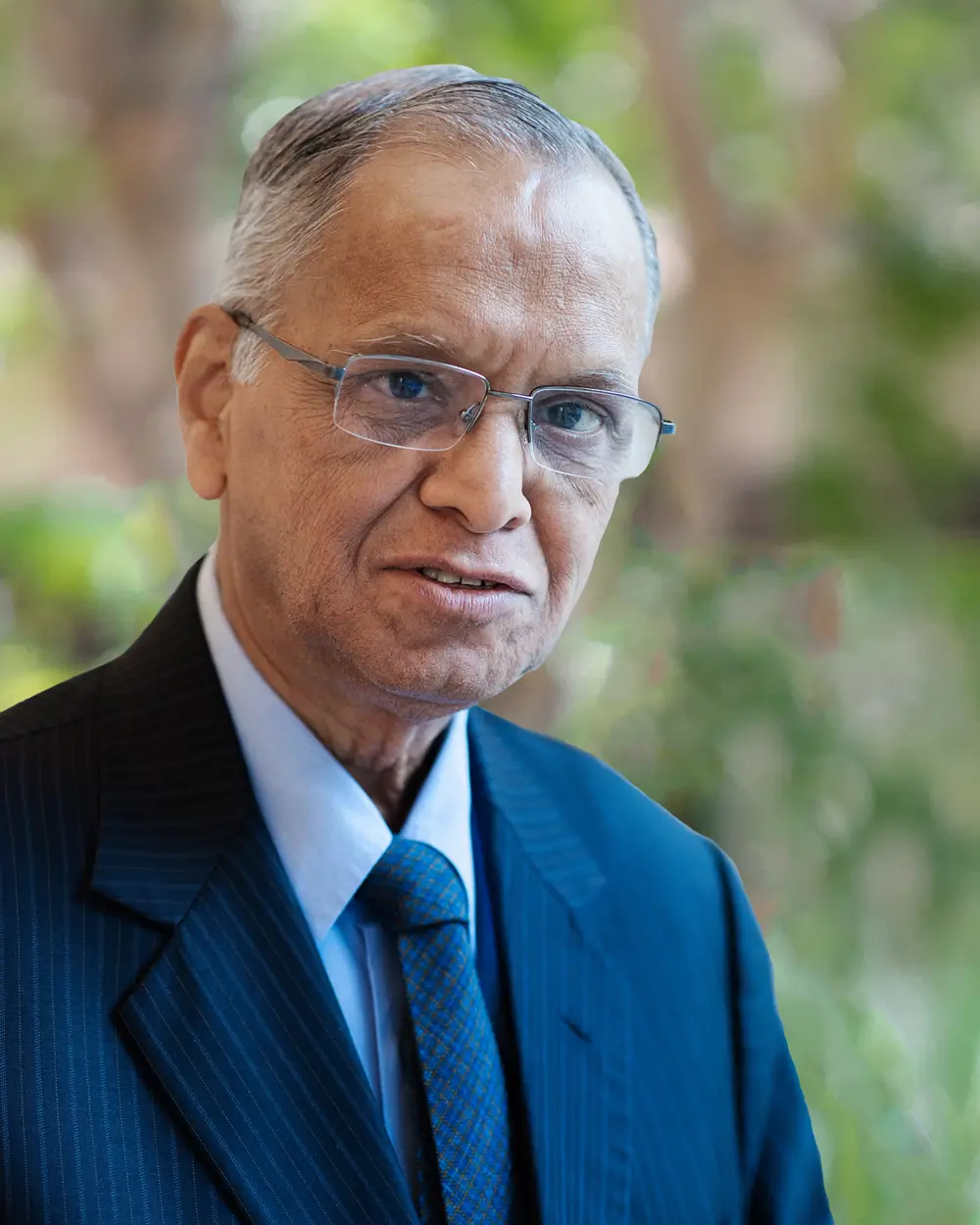 Portrait of Narayan Murthy
